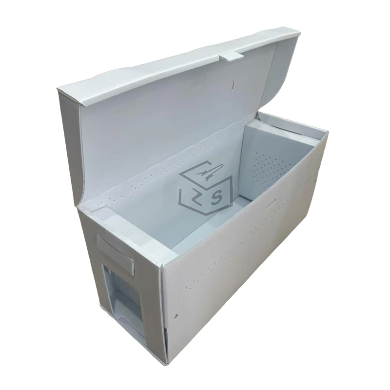 Légáteresztő perforált hullámkarton műanyag Nuc Box